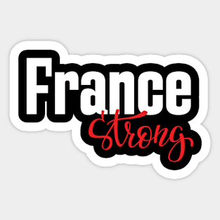 France Strong French Sticker